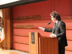 Milei en Stanford: "La gente va a estar por morir de hambre y va a decidir para no morirse"