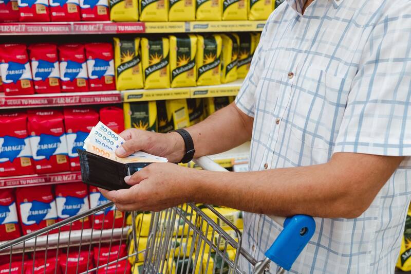 Aumento en los precios de los alimentos en julio. (Fuente: archivo)