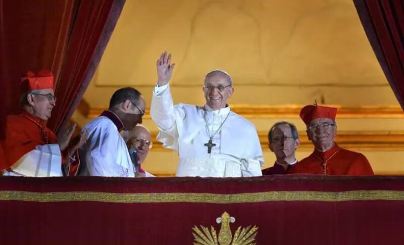 El papa Francisco asumió el 13 de marzo de 2013. Fuente: Archivo.