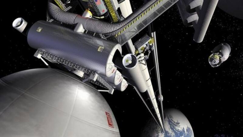 El novedoso elevador espacial japonés que podría conectar al a Tierra con el espacio exterior.