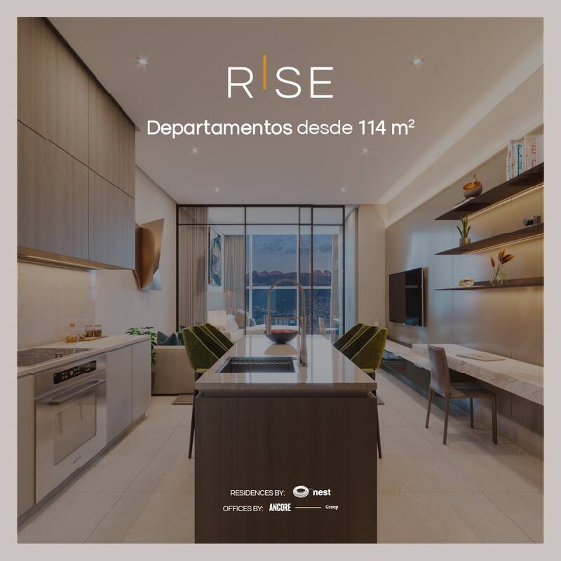 La Torre Rise alcanzará los 475 metros de altura, superando a cualquier otro edificio en América Latina. (Fuente: Instagram @risetower)