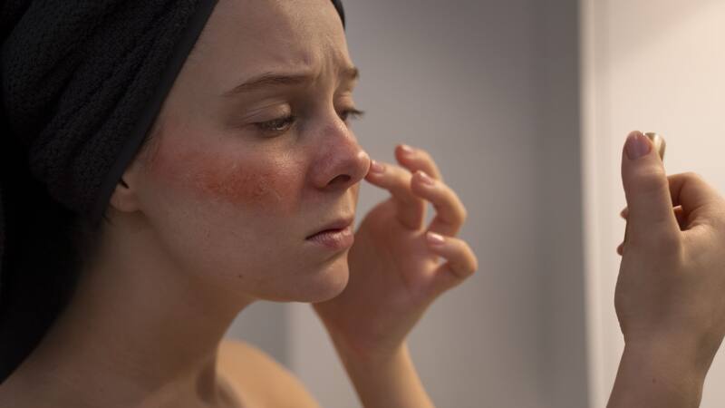 La hipertensión se puede ver en tus mejillas.