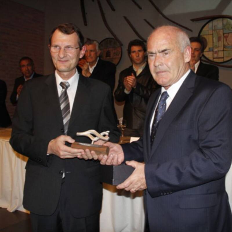 En 2013, Alberto Graffigna (der.) recibió la distinción de Marca País de parte del Ministerio de Turismo de la Nación