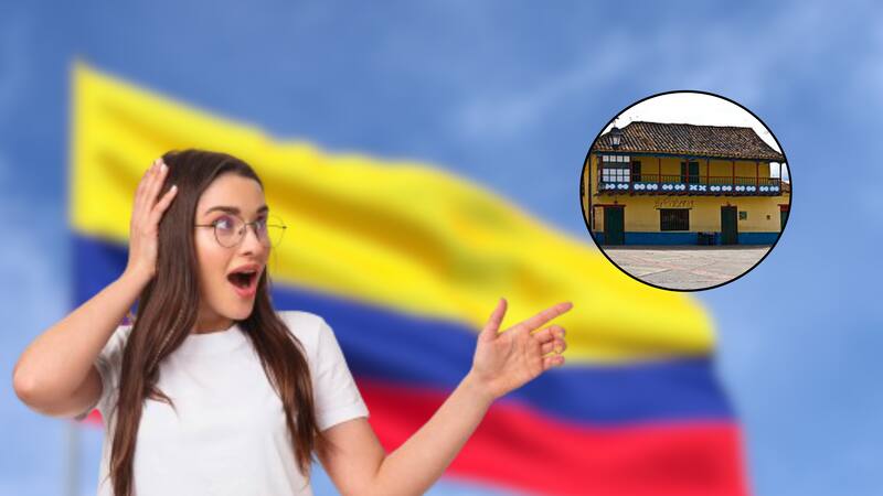 El pueblo está ubicado a una escasa distancia de la capital colombiana.