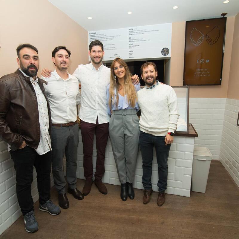 Los socios: Hernán Capurso, Pablo Ojeda, Patricio Garino, Paula Darras y Emiliano Trueba.