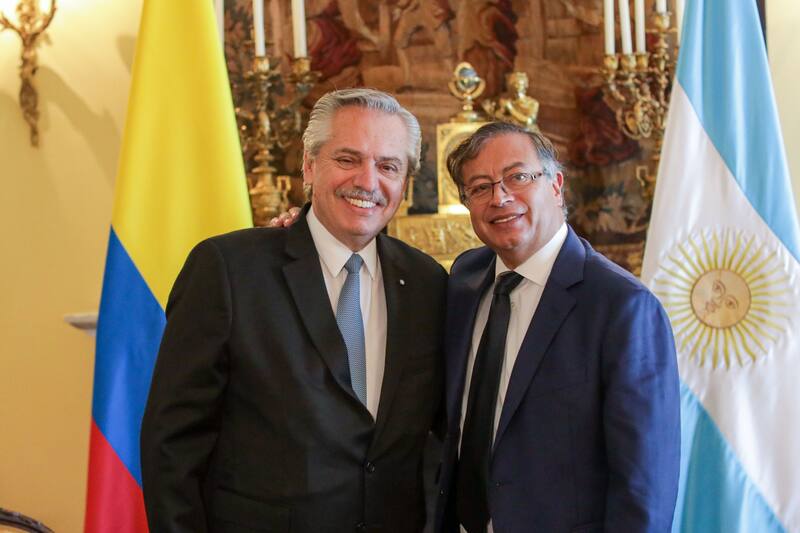 Alberto Fernández también habló con su par de Colombia Gustavo Petro