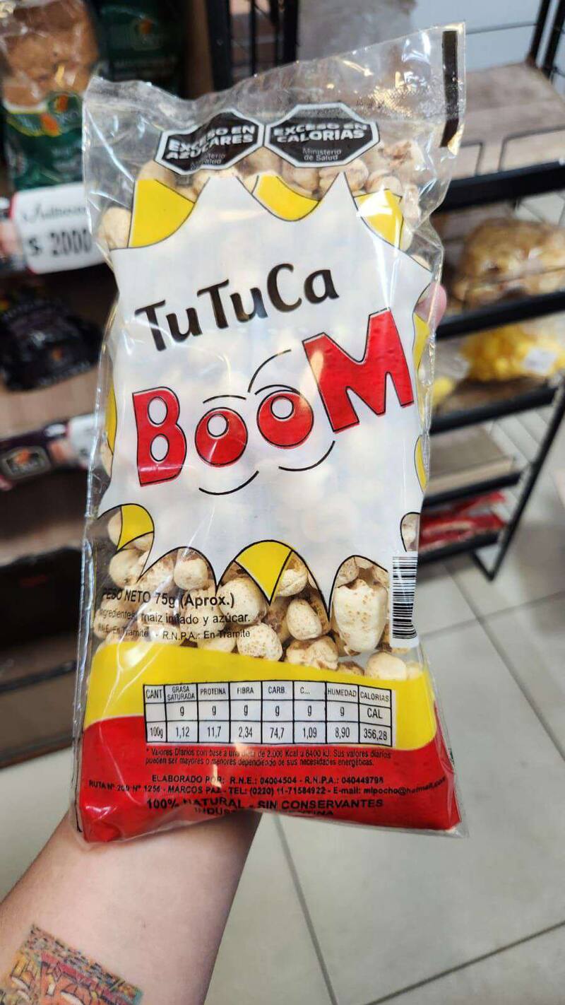ANMAT dispuso suspender la comercialización de las tutucas boom.