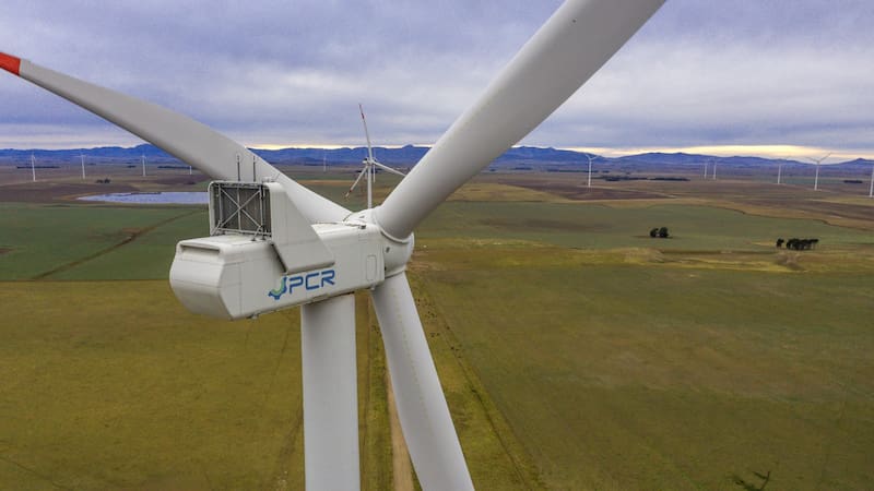 El parque eólico de PCR en Vivoratá; nuevos proyectos de energías renovables sumaron 74,6 megawatts al sistema eléctrico
