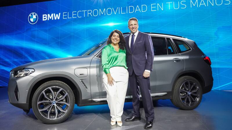 Reiner Braun, Presidente y CEO de BMW Group Latinoamérica e Ivana Dip, CEO de BMW Group Argentina.