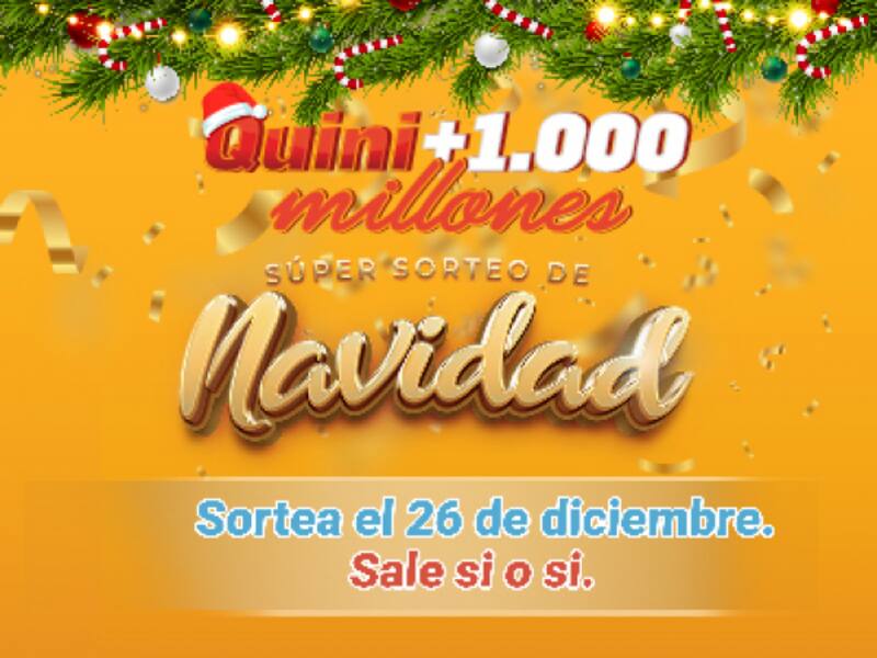 El Quini 6 tendrá un pozo millonario el lunes 26 de diciembre.