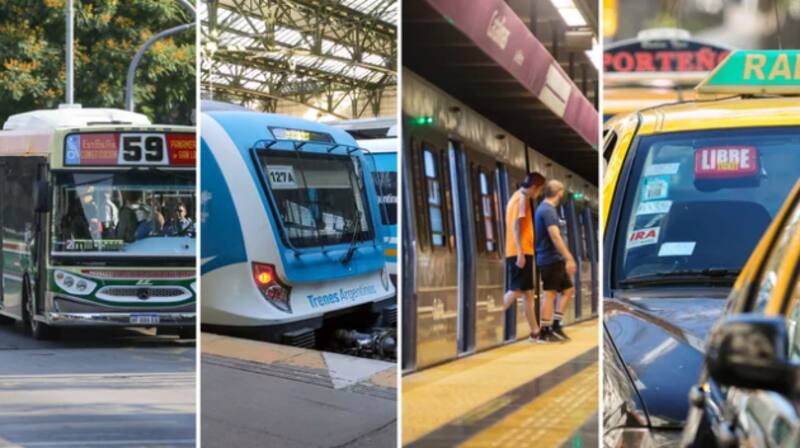 Los colectivos si prestarán servicio durante la jornada.
