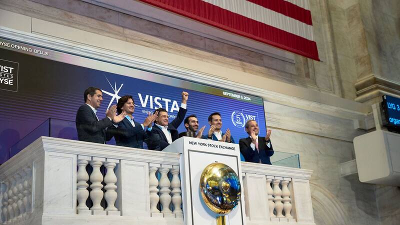 Vista tocó la campana en Wall Street: el valor record que alcanzó uno de los principales players de Vaca Muerta