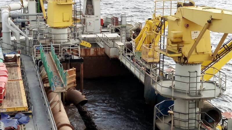 Jan De Nul presentó un 400% más de metros cúbicos que los exigidos en el pliego.