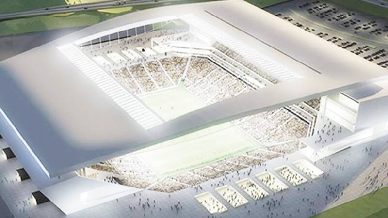 El estadio Arena Corinthians, donde se dará puntapié inicial a la Copa