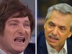 Milei le hizo un inesperado "piropo" a Alberto Fernández y las redes no lo perdonaron