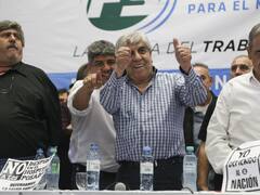 Moyano prometió un plan de lucha contra el Presupuesto del Ejecutivo