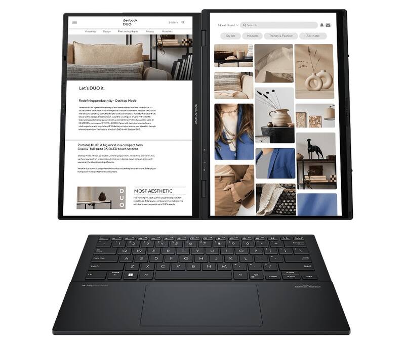 El modo de pantallas verticales es cómodo de usar y facilita la multitarea.