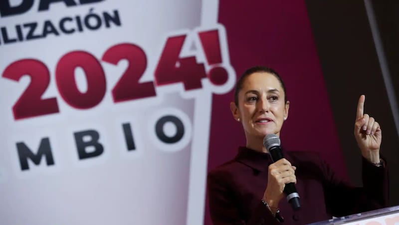 Claudia Sheinbaum es la primer mujer que busca convertirse en jefe de Estado en México. Fuente: archivo