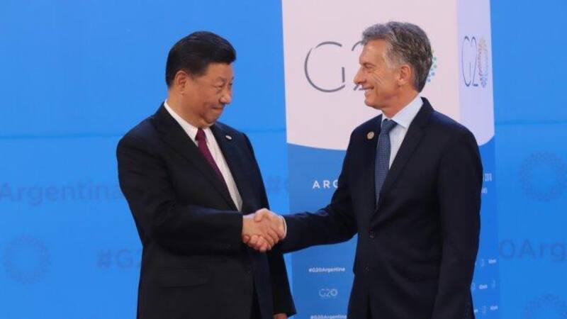 Xi Jinping y Mauricio Macri