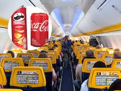 Pidió unas Pringles y una Coca, se negó a pagar y el vuelo acabó en caos
