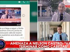 "El que avisa no traiciona": el sombrío mensaje con el que los narcos amenazaron a Nelson Castro por WhatsApp