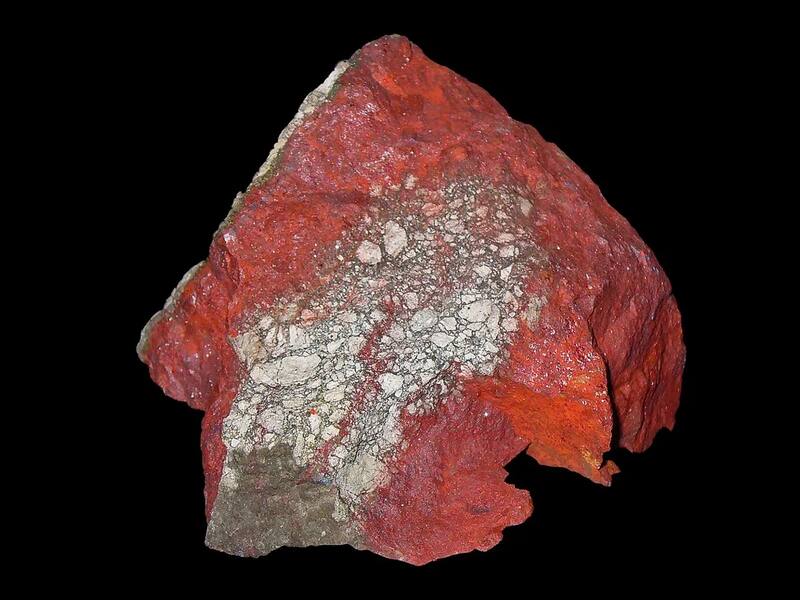 El polvo rojo de este mineral funcionaba con un efecto alucinógeno para los que hacían los rituales.