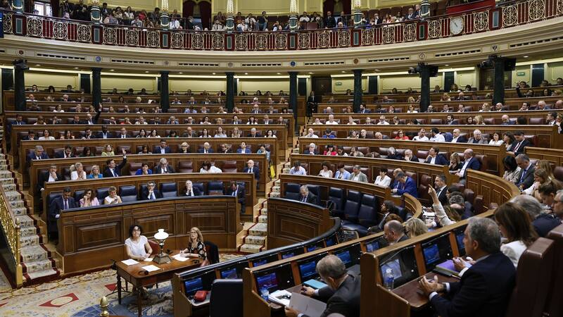 La ley de amnistía, aprobada definitivamente con la mayoría del Congreso.