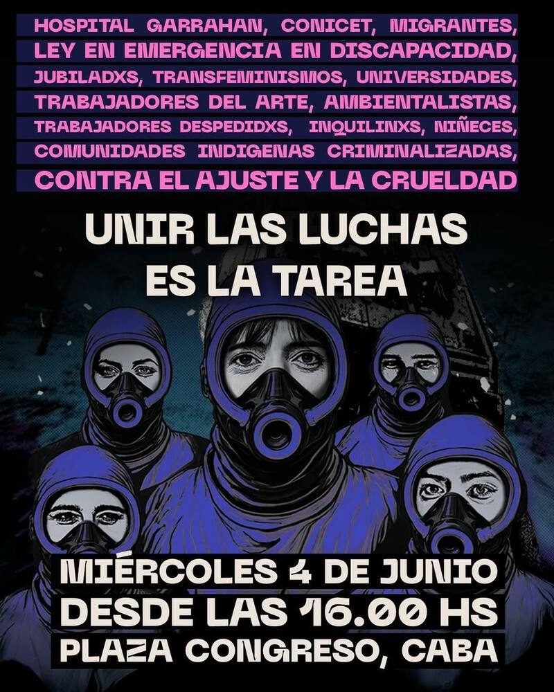 El colectivo Ni Una Menos llamó a movilizarse desde las 16 en Plaza del Congreso (Fuente: Instagram).