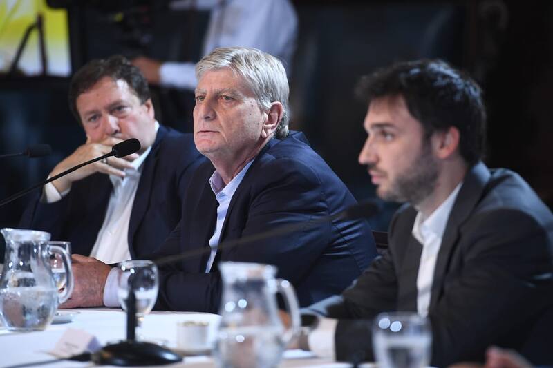 Alberto Weretilneck, Sergio Ziliotto e Ignacio Torres