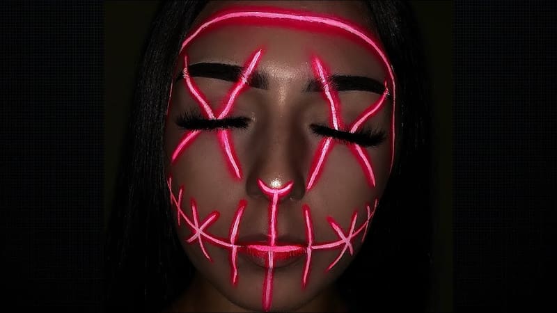 Puedes recrear el maquillaje de las máscaras que aparecen en La Purga.