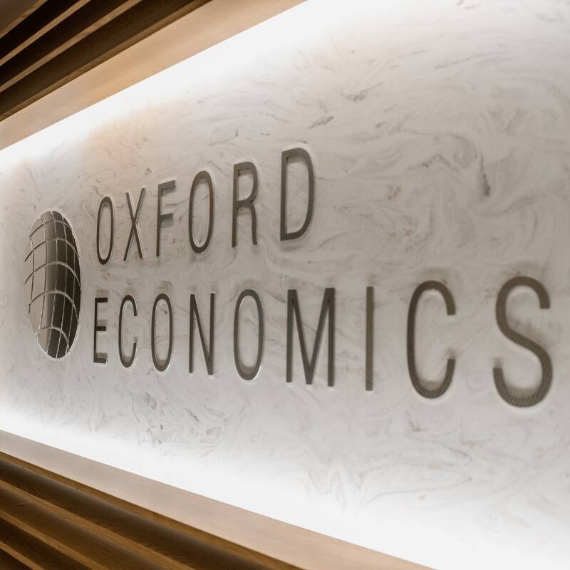 Oxford Economics.
