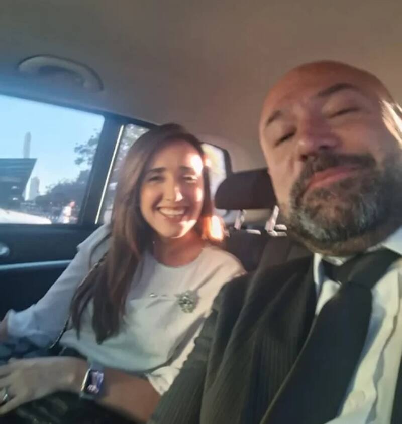 Victoria Villarruel y Diego Spagnuolo.