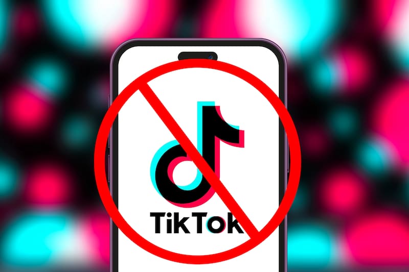 Donald Trump logró frenar la prohibición de TikTok. Fuente: Archivo.