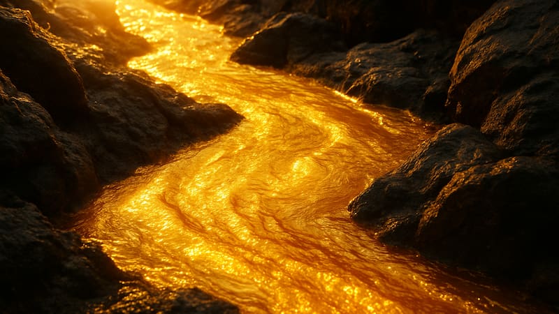 El hallazgo del siglo | Descubren un río repleto de oro y es todo de un solo país.