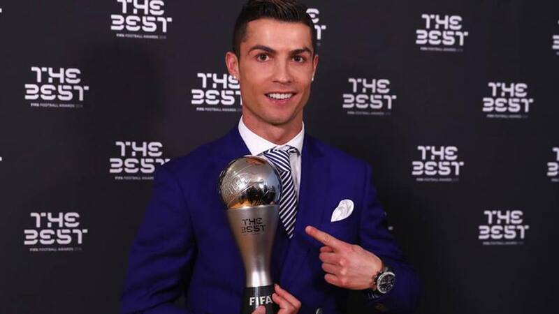 El crack portugués de Real Madrid se quedó con el premio por segundo año consecutivo.