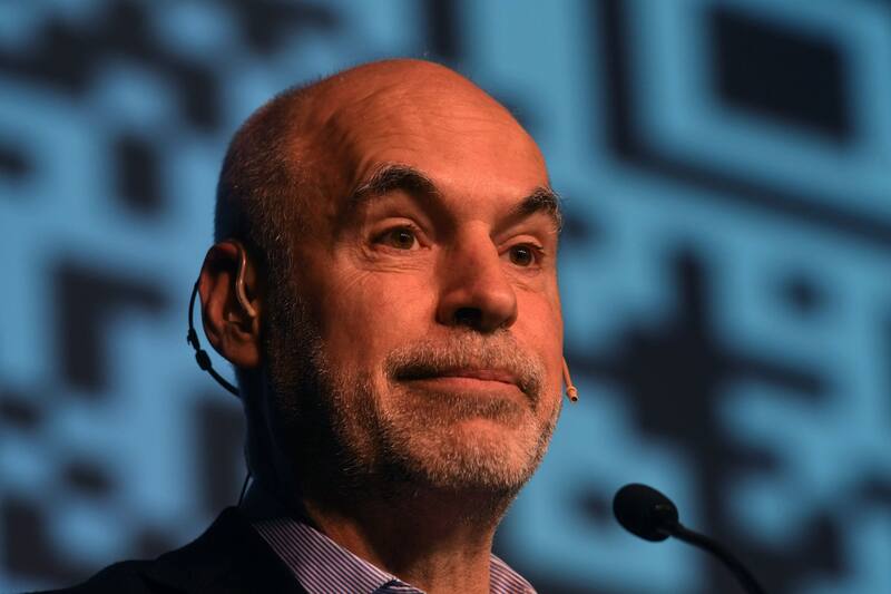 Horacio Rodríguez Larreta en La Rural. (Pablo Añeli/Télam)