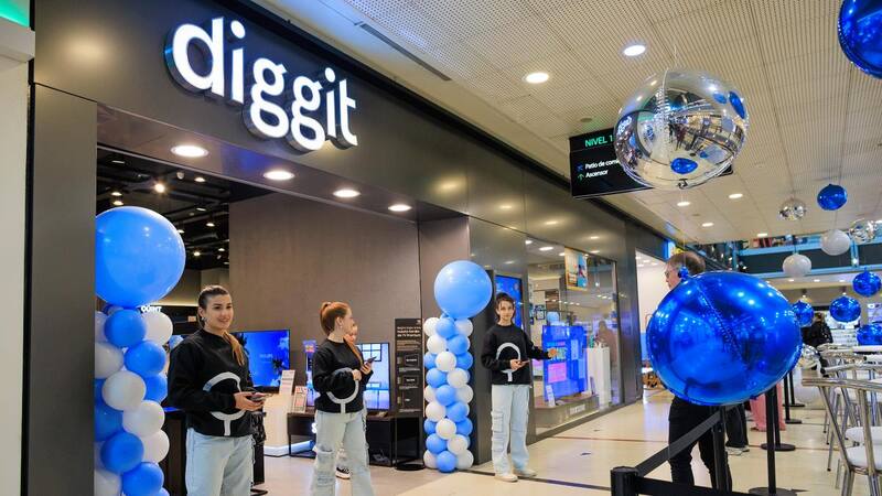 La nueva tienda de Diggit en el Abasto.