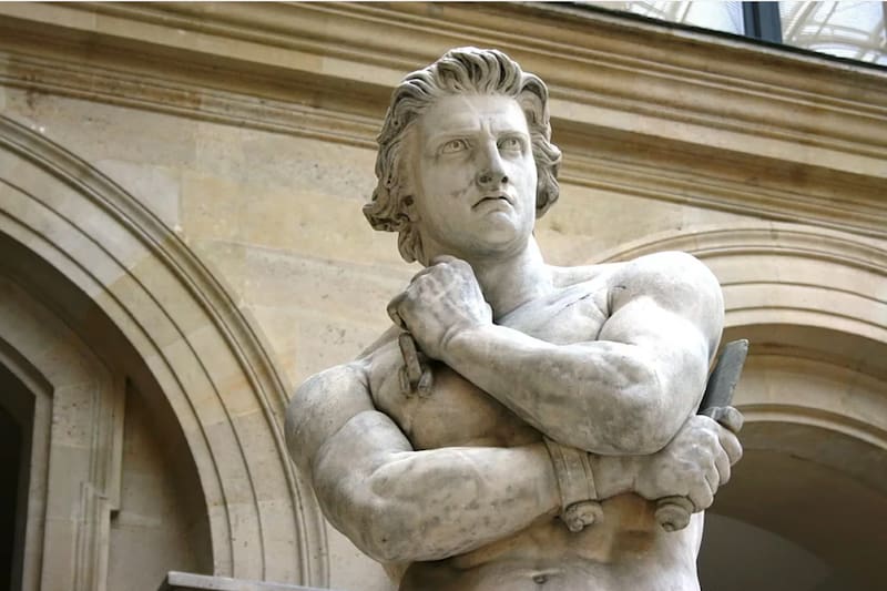 Espartaco lideró una revolución contra sus maestros de la arena de gladiadores romana. Fuente: Archivo