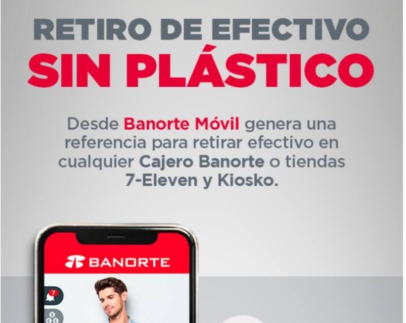 Cambió para siempre la forma de retirar dinero en efecto de los cajeros. Fuente: Banorte.