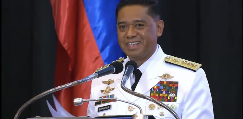 Jefe del Estado Mayor de las Fuerzas Armadas filipinas, Romeo Brawner. (Fuerzas Armadas de Filipinas)