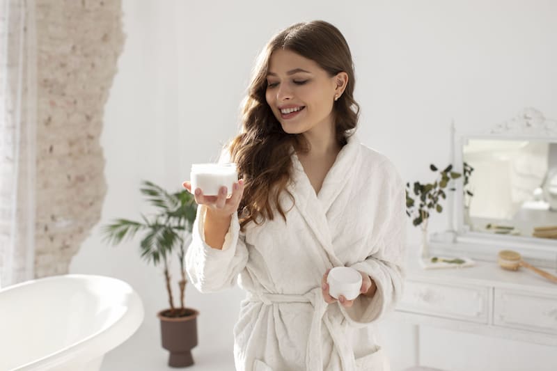 Al hacer una mascarilla casera, puedes ajustar las cantidades según la longitud de tu cabello y sus necesidades. Foto: Freepik.es