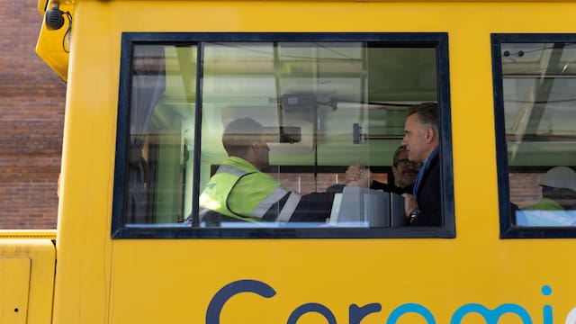 Orsi mostró su interés de llevar el Ferrocarril Central a Argentina y Paraguay