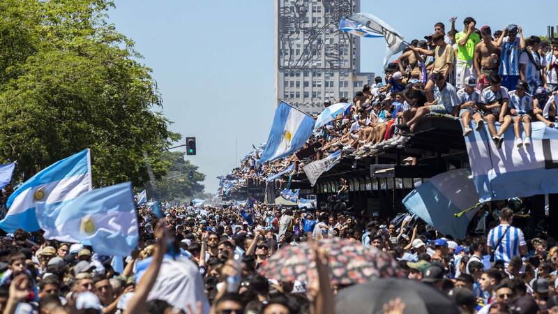 El hincha argentino que recuerda todos los días que es campeón del mundo.