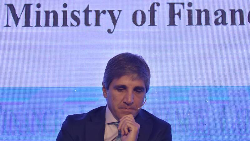 Luis Caputo, Ministro de Finanzas.
