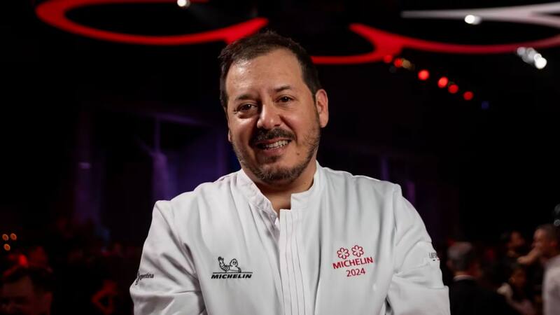 Gonzalo Aramburu, dueño del restaurant que lleva su apellido y fue galardonado con dos estrellas Michelin.