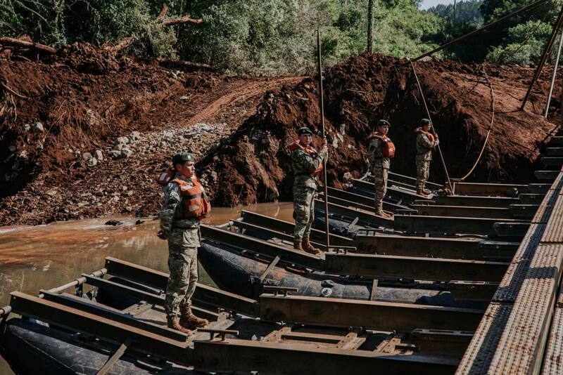 Las obras del Ejército en Misiones que contemplaron la construcción de un puente