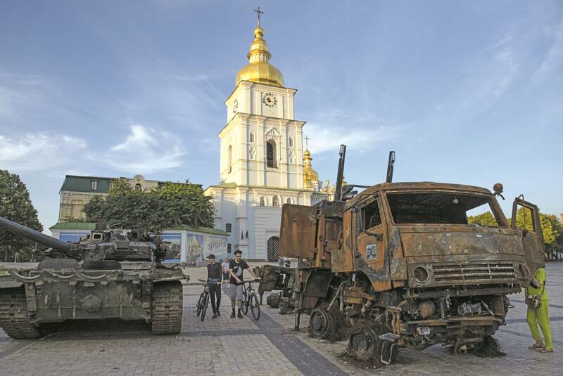 Miles de personas alrededor del mundo salieron a las calles a expresar su solidaridad con Ucrania.