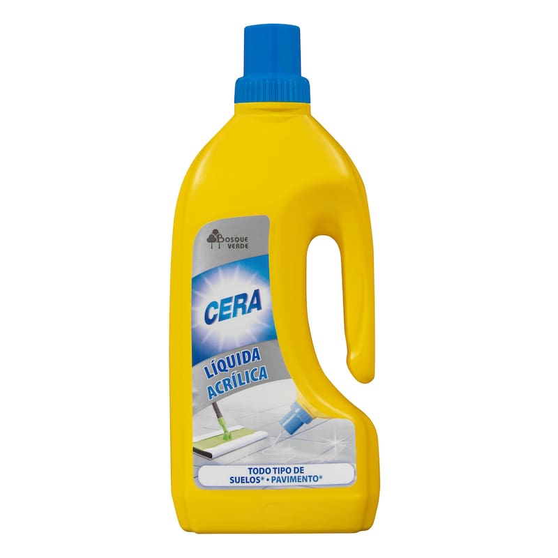 La cera para suelos Bosque Verde es un efectivo producto para dejar la casa reluciente (Fuente: Mercadona)