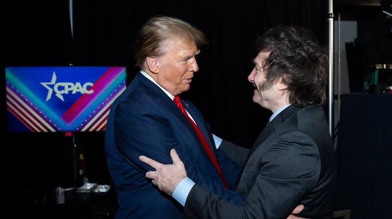 Donald Trump y Javier Milei