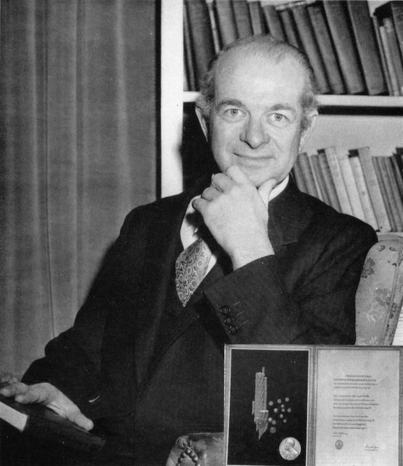 Linus Pauling, Premio Nobel de Química y principal divulgador del mito de la vitamina C. (Fuente: Wikimedia Commons / California Institute of Technology)